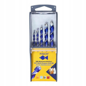 Fish Tools Zestaw 5 Wierteł Hm Multimateriałowe 5