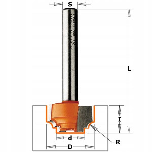 Cmt Frez Dekoracyjny Do Szuflad/drzwi D19 R2,4 S6