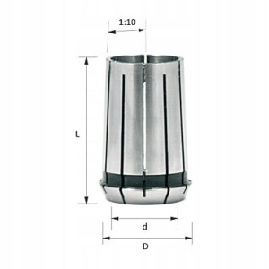 CMT Tuleja zaciskowa EOC25 D10 mm DIN6388