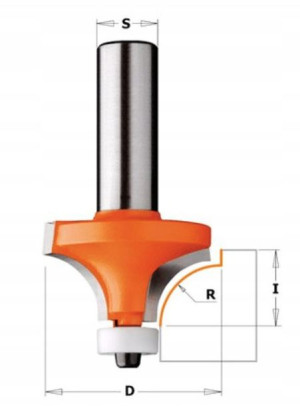 CMT Frez zaokrąglający do obrzeża R3 /D18,7 S8 mm