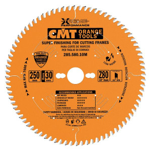 CMT Piła HM Ultra Finish 216x30x80Z /-5°Neg/drewno