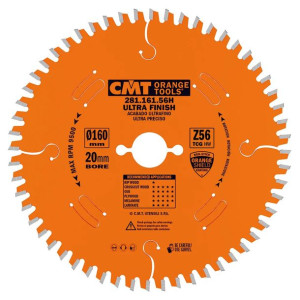 CMT Piła HM do Laminatu 160x20x56Z -3° Neg/ Makita