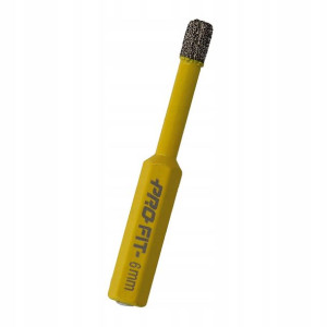 PRO-FIT Wiertło DIAMENTOWE D6mm S8HEX gres/granit