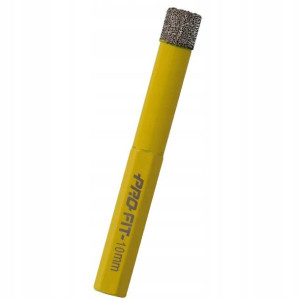 PRO-FIT Wiertło DIAMENTOWE D10mm S8HEX gres/granit