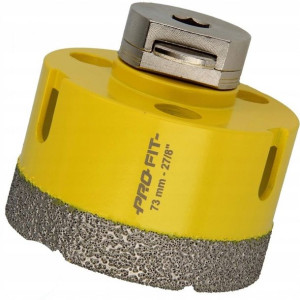 PRO-FIT Otwornica DIAMENTOWA D73 mm S10HEX kamień