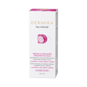 Dermika Re.Visage rozświetlająco-nawilżający krem-żel wokół oczu 15ml