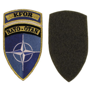 Naszywka na rzep, KFOR"  NATO-OTAN, nowa.