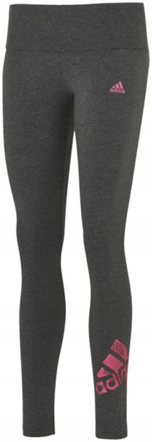 Legginsy sportowe damskie ADIDAS szare - XL