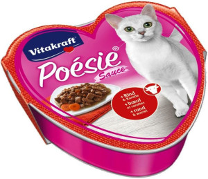VITAKRAFT POESIE SOS wołowina i marchewka szalka dla kota 85g