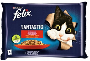 FELIX FANTASTIC Wiejskie Smaki Królik 4x 85g
