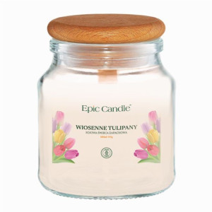Świeca świeczka zapachowa WIOSENNE TULIPANY EpicCandle