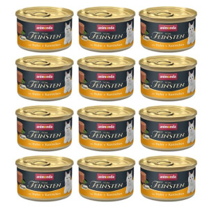 Pakiet Animonda Vom Feinsten Adult Mousse z Kurczakiem i Królikiem Dla Kota