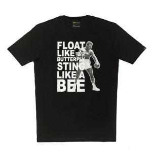 Bluzka Alpha Industries Muhammad Ali Butterfly T L