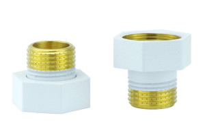 Złączka GW 3/4 x R 1/2 na oring biały strukturalny Twins/Unico