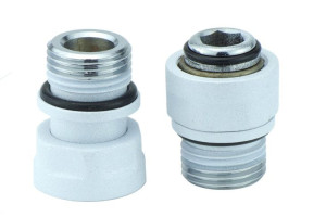 Złączka M22mm x GZ1/2" biały strukturalny Vision