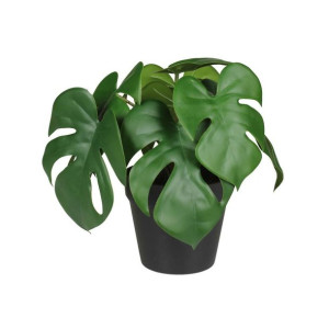 Monstera sztuczna 23cm w doniczce