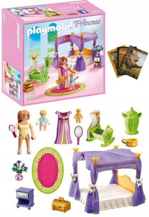 Klocki Playmobil 6851 Niebiańska Sypialnia Princess + Zeszyt Gratis!