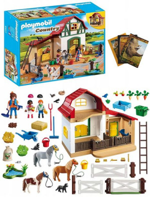 Klocki Playmobil 6927 Stadnina Kucyków Country + Gratis Zeszyt