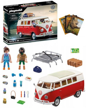 Klocki Playmobil 70176 Volkswagen T1 Camping Bus + Gratis Zeszyt
