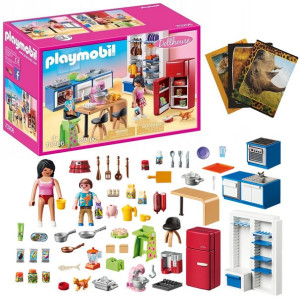 Klocki Playmobil 70206 Rodzinna Kuchnia Dollhouse + Gratis Zeszyt