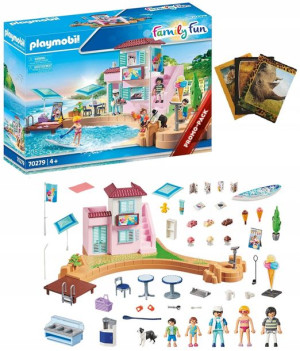 Klocki Playmobil 70279 Lodziarnia W Porcie Unikat + Gratis Zeszyt
