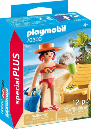 Klocki Playmobil 70300 Urlopowiczka Z Leżakiem