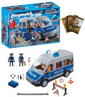 Klocki Playmobil 9236 Samochód Policyjny Z Blokadą + Gratis Zeszyt