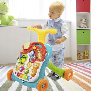 Interaktywny pchacz / Edukacyjny stolik 3w1