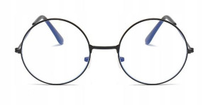 Okulary okrągłe Harry Potter - czarne