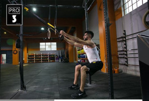 Zestaw taśm do ćwiczeń Crossfit TRX PRO - zielony