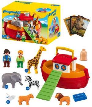 Playmobil 1.2.3 6765 Moja Arka Noego Zwierzęta + Gratis Zeszyt