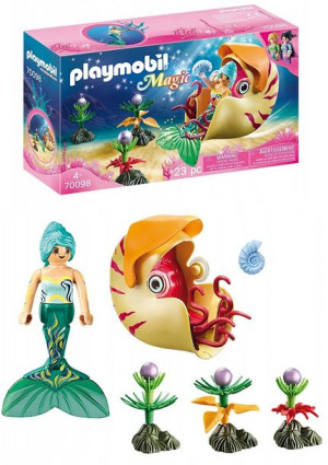 PLAYMOBIL 70098 Syrenka w gondoli ze ślimaka