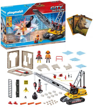 Playmobil 70442 Koparka Linowa City Action + Gratis Zeszyt