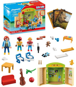 Playmobil 70308 Walizka Przedszkole Play Box City + Gratis Zeszyt