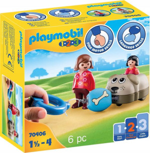 Playmobil 70406 Mój Piesek Na Kółkach 1.2.3 Klocki