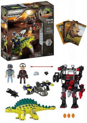 Playmobil 70626 Sajchania Odparcie Ataku Dinozaury + Gratis Zeszyt