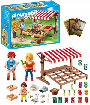 Klocki Playmobil 6121 Stragan Z Warzywami Country + Gratis Zeszyt