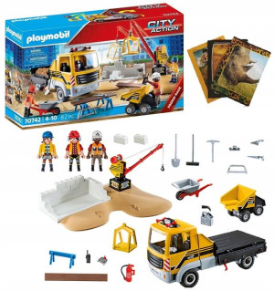 Klocki Playmobil 70742 Plac Budowy Z Wywrotką +% Gratis Zeszyt