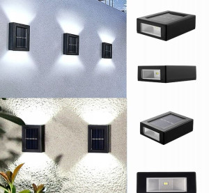 Lampa słoneczna solarna ścienna sensor LED x1szt