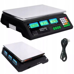 Waga Sklepowa Elektroniczna Kalkulacyjna Lcd 40 Kg