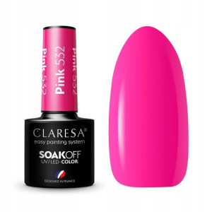 Claresa Lakier Hybrydowy Uv/led Pink 532 5ml