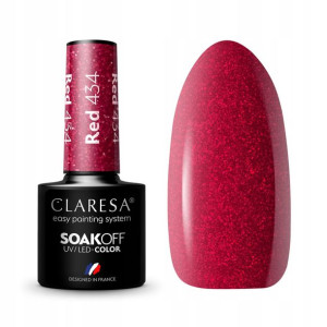 Claresa Lakier Hybrydowy Uv/led Red 434 5ml