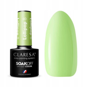 Claresa Lakier Hybrydowy Uv/led Lollipop 8 5ml