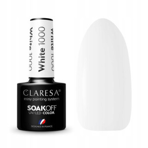 Claresa Lakier Hybrydowy Uv/led White 1000 5ml