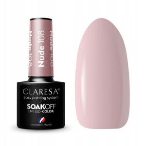 Claresa Lakier Hybrydowy Uv/led Nude 108 5ml