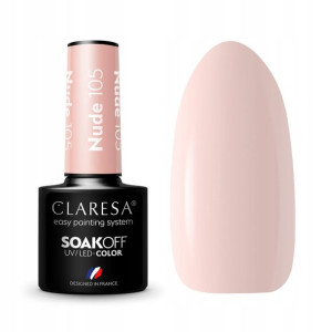 Claresa Lakier Hybrydowy Uv/led Nude 105 5ml