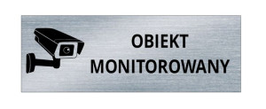 Tablica informacyjna Teren Obiekt Monitorowany