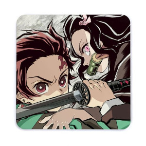 Podstawka pod kubek Demon Slayer Tanjiro i Nezuko