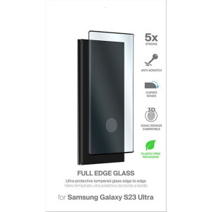 Szkło hartowane PURO Frame Tempered Glass Samsung Galaxy S23 Ultra (czarna