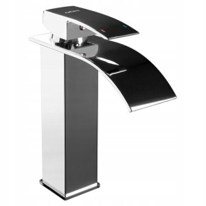 Bateria Umywalkowa Nablatowa Lotus Chrome Niska